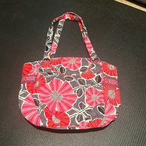NWOT Cheery Blossom Handbag - Red, Pink, Grey & Black